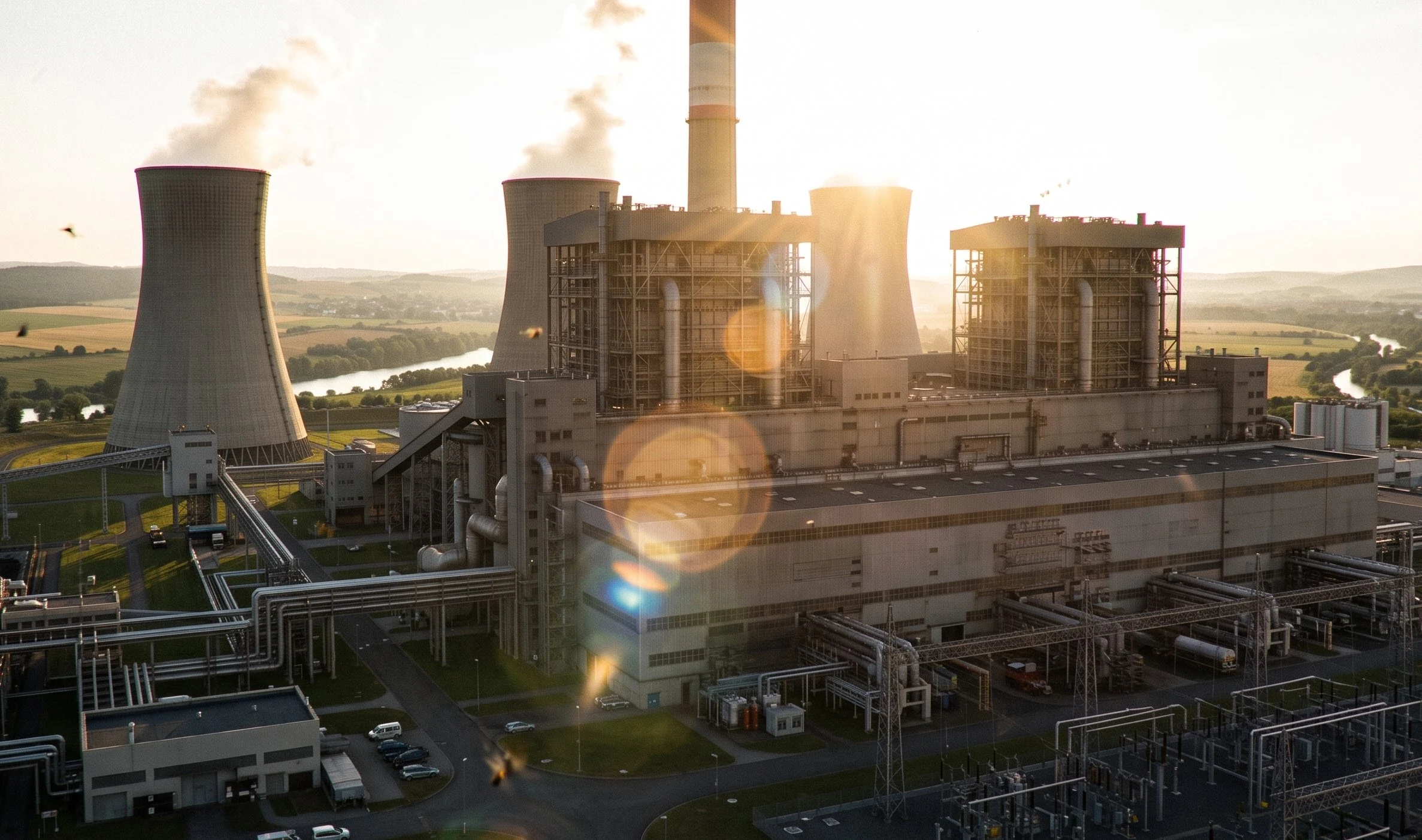Macaristan enerji hammaddeleri projesi tesis görünümü